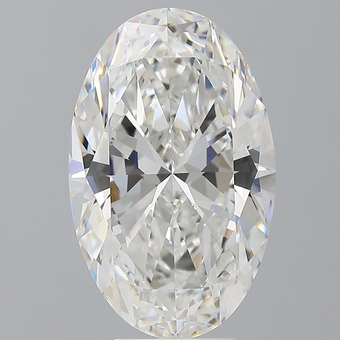 6.55 ct. oval Lab Grown Diamond front image