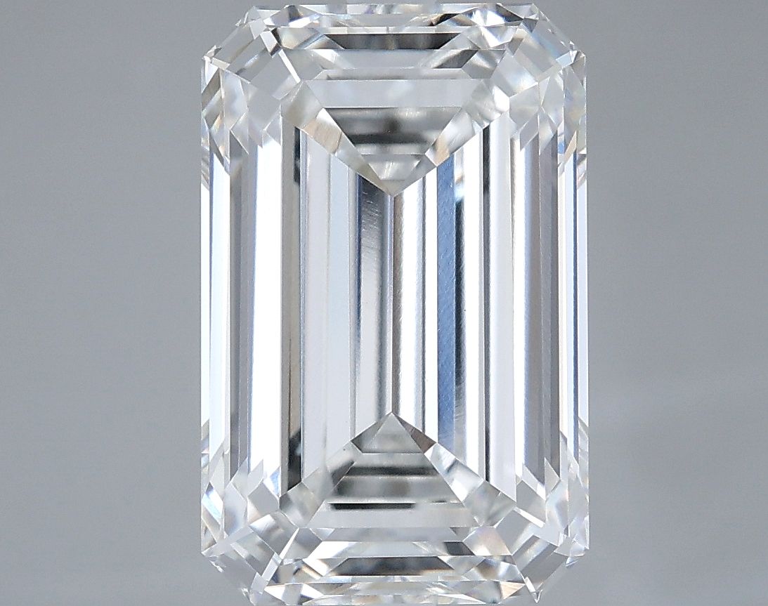 6.09 ct. emerald Lab Grown Diamond front image