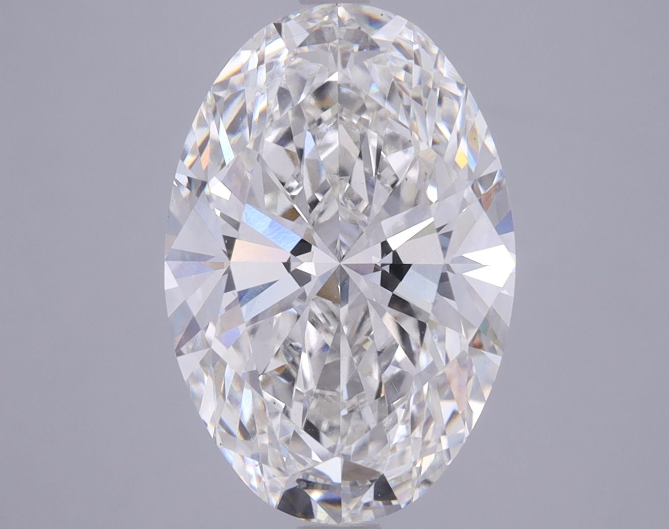 5.02 ct. oval Lab Grown Diamond front image