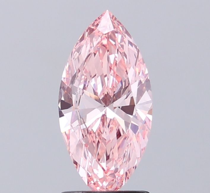 1.36 CT Fancy Intense Pink MARQUISE