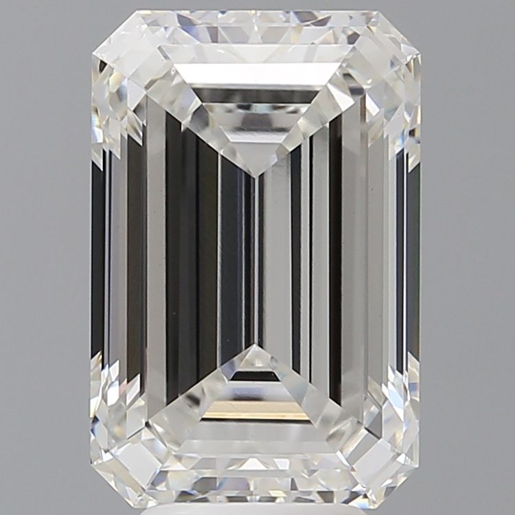 6.09 ct. emerald Lab Grown Diamond front image