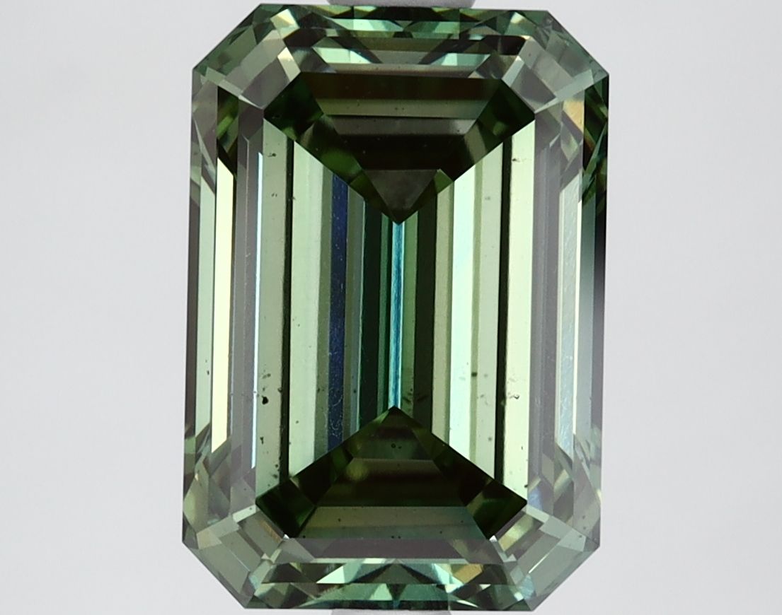 2.87 ct. emerald Lab Grown Diamond front image