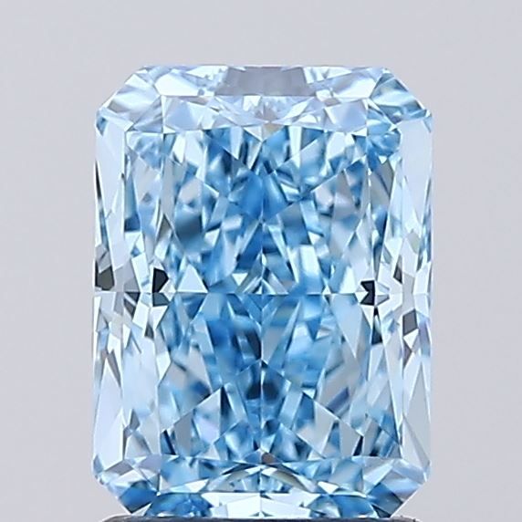 1.75 CT Fancy Vivid Blue RADIANT