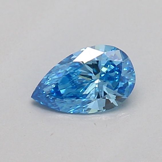 0.15 CT Fancy Vivid Blue PEAR