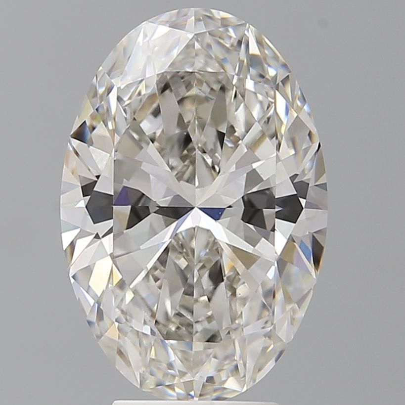 5.09 ct. oval Lab Grown Diamond front image