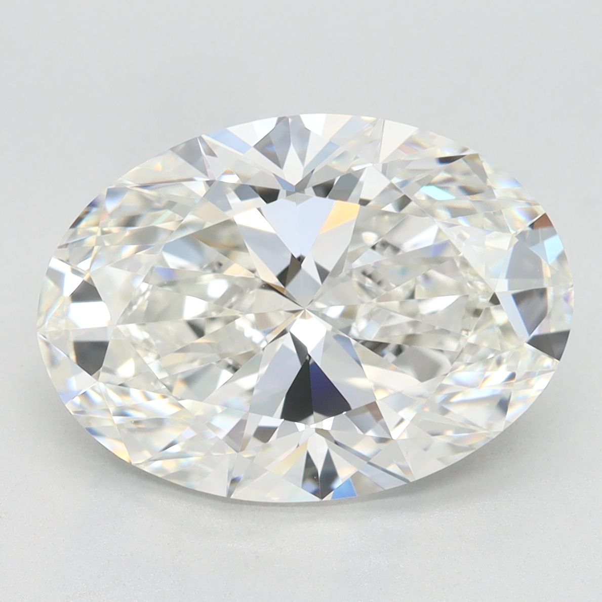 4.09 ct. oval Lab Grown Diamond front image