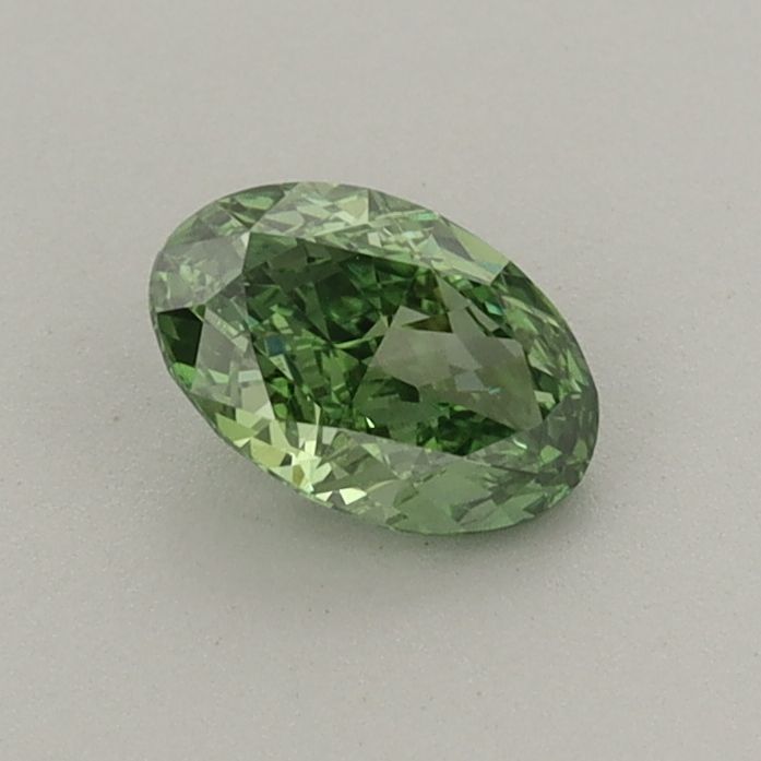 0.5 CT Fancy Vivid Green OVAL