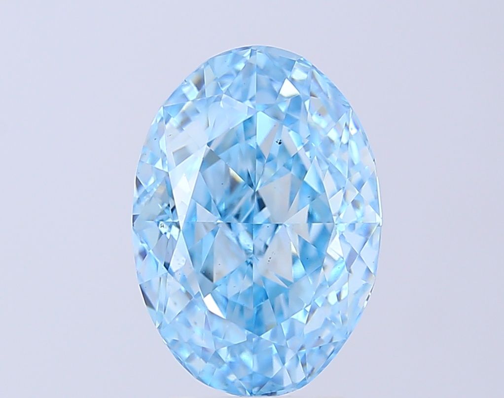 5.01 ct. oval Lab Grown Diamond front image