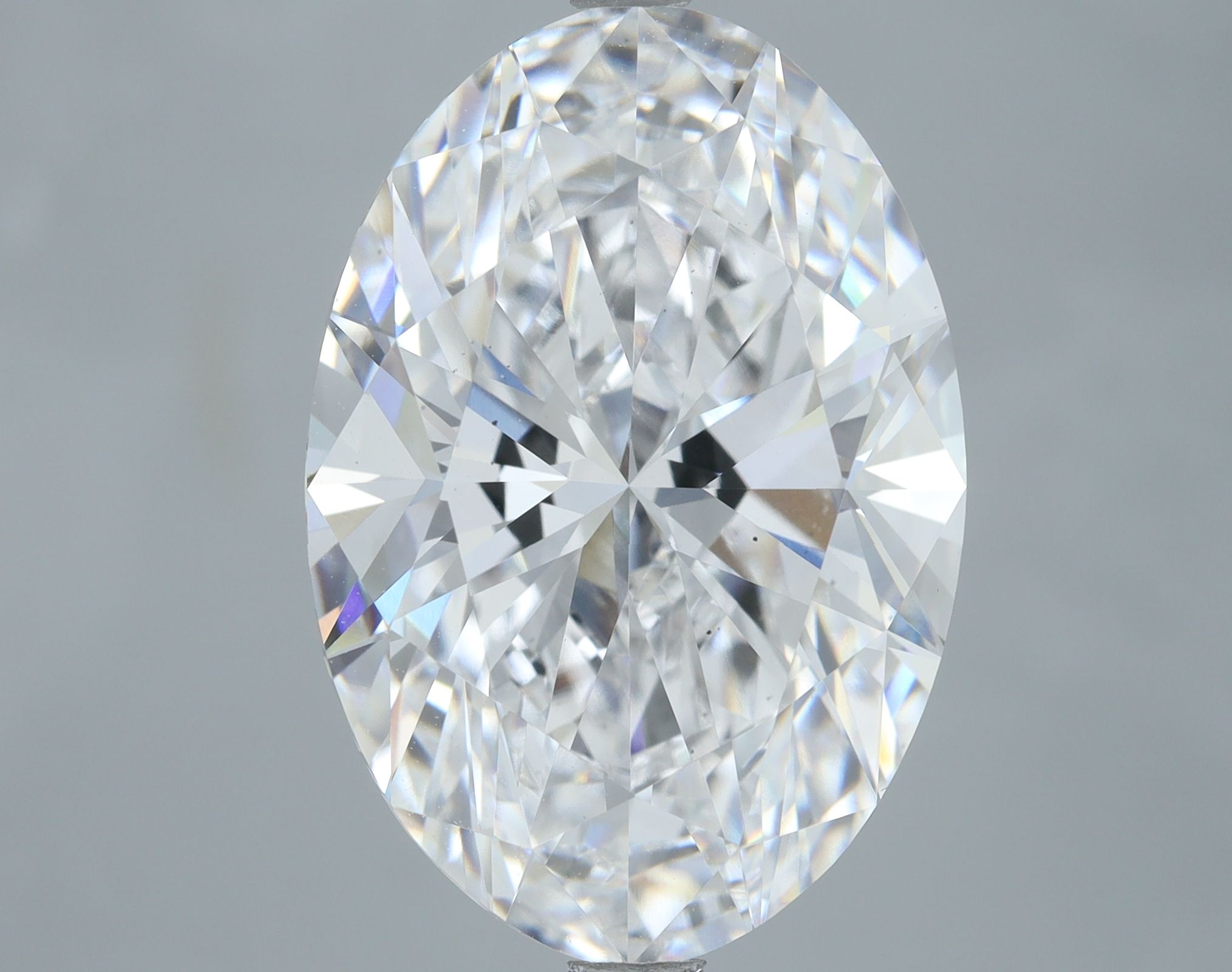 7.33 ct. oval Lab Grown Diamond front image