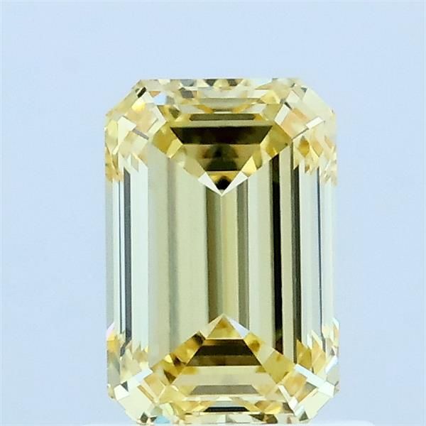 1.01 CT Fancy Intense Yellow EMERALD