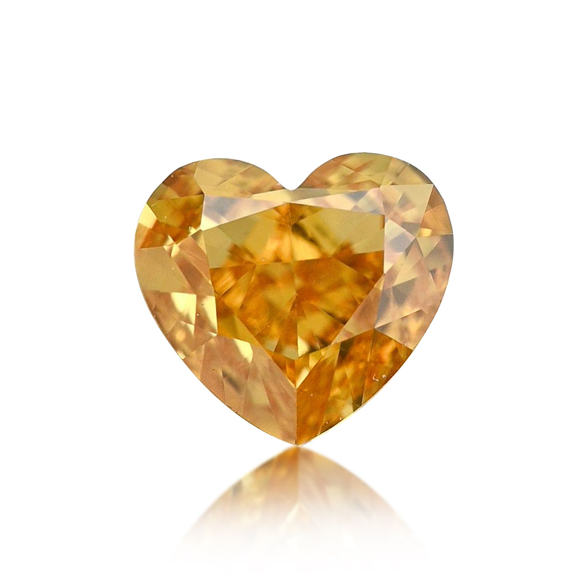 Diament 0.36 ct Fancy Intense Orange Yellow/VS1