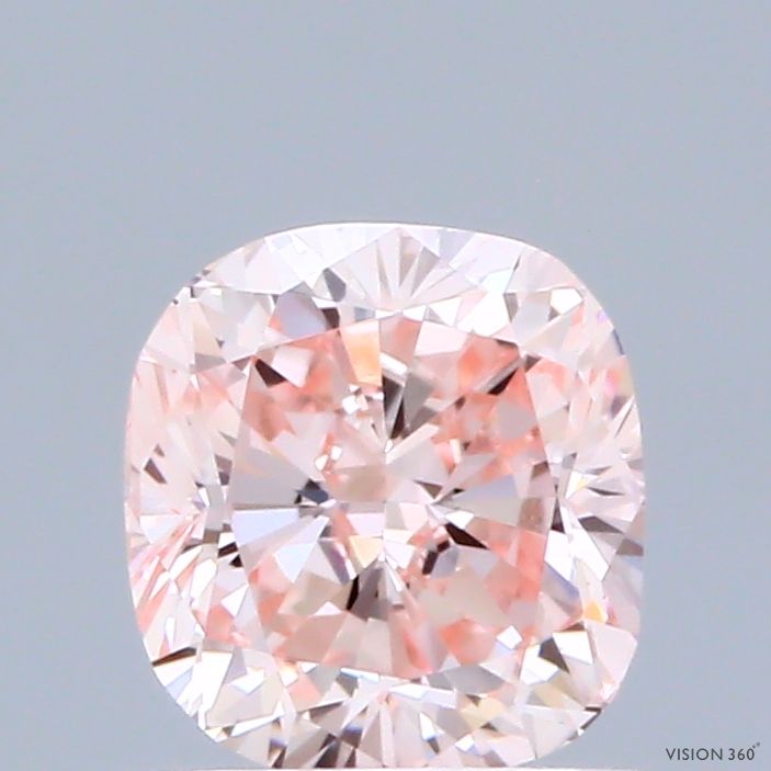 1.09 CT Fancy Intense Pink CUSHION MODIFIED