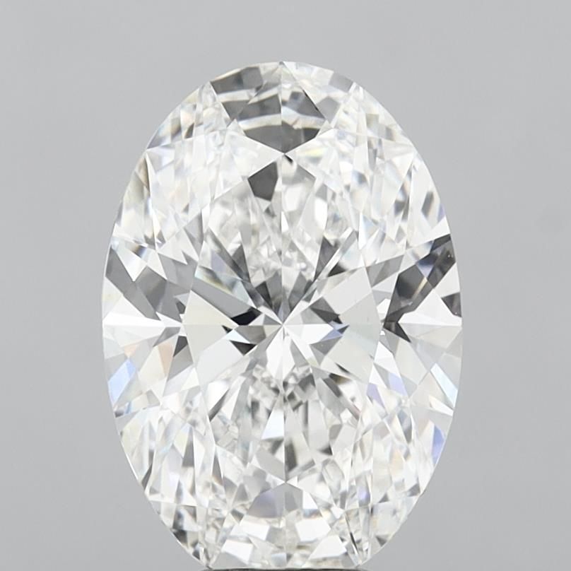 7.08 ct. oval Lab Grown Diamond front image