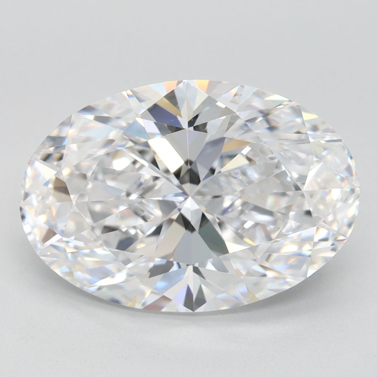 4.30 ct. oval Lab Grown Diamond front image
