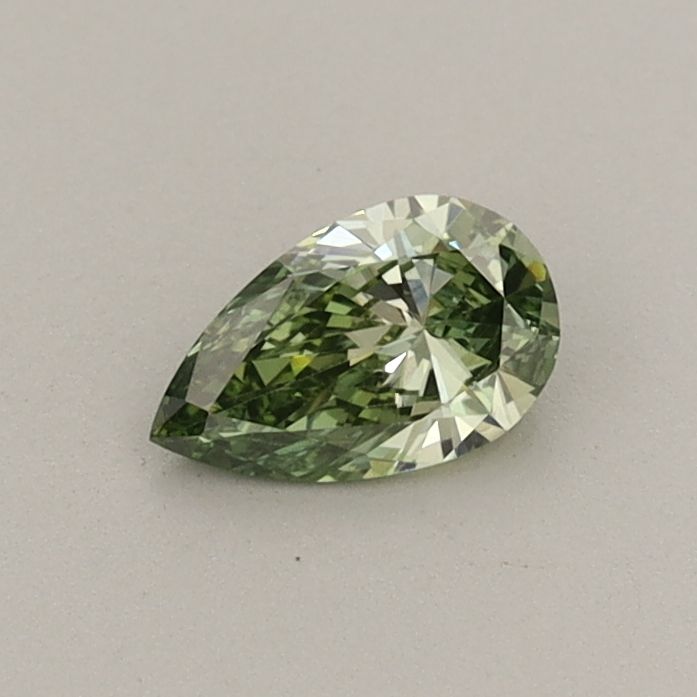 0.26 CT Fancy Vivid Green PEAR
