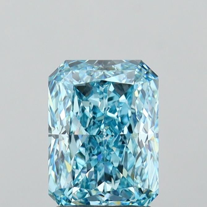 1.55 CT Fancy Vivid Blue RADIANT