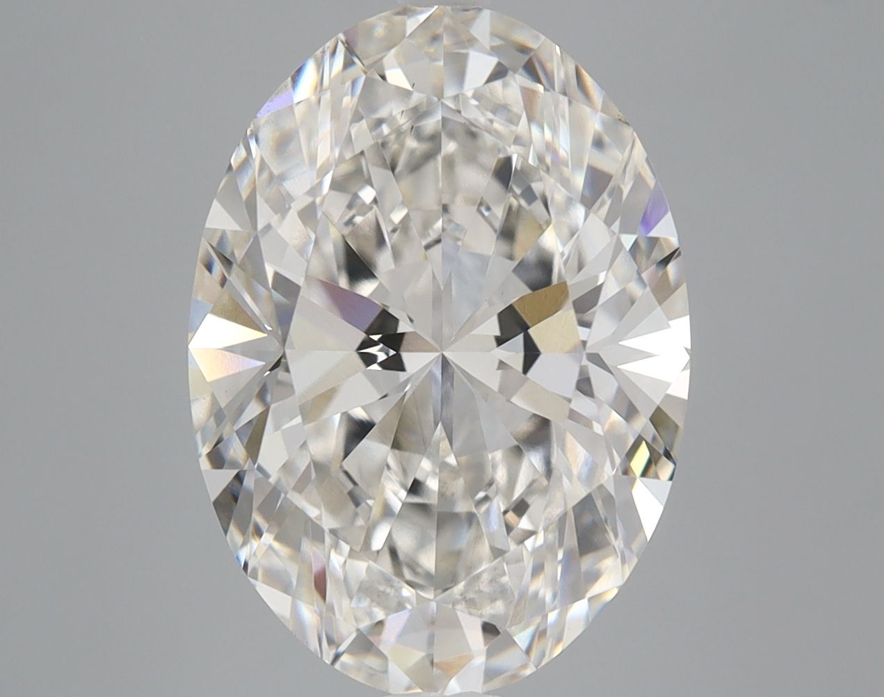 5.61 ct. oval Lab Grown Diamond front image