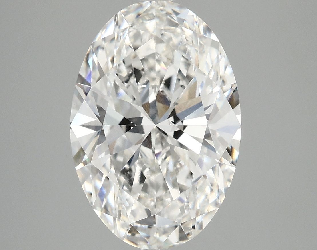 3.92 ct. oval Lab Grown Diamond front image