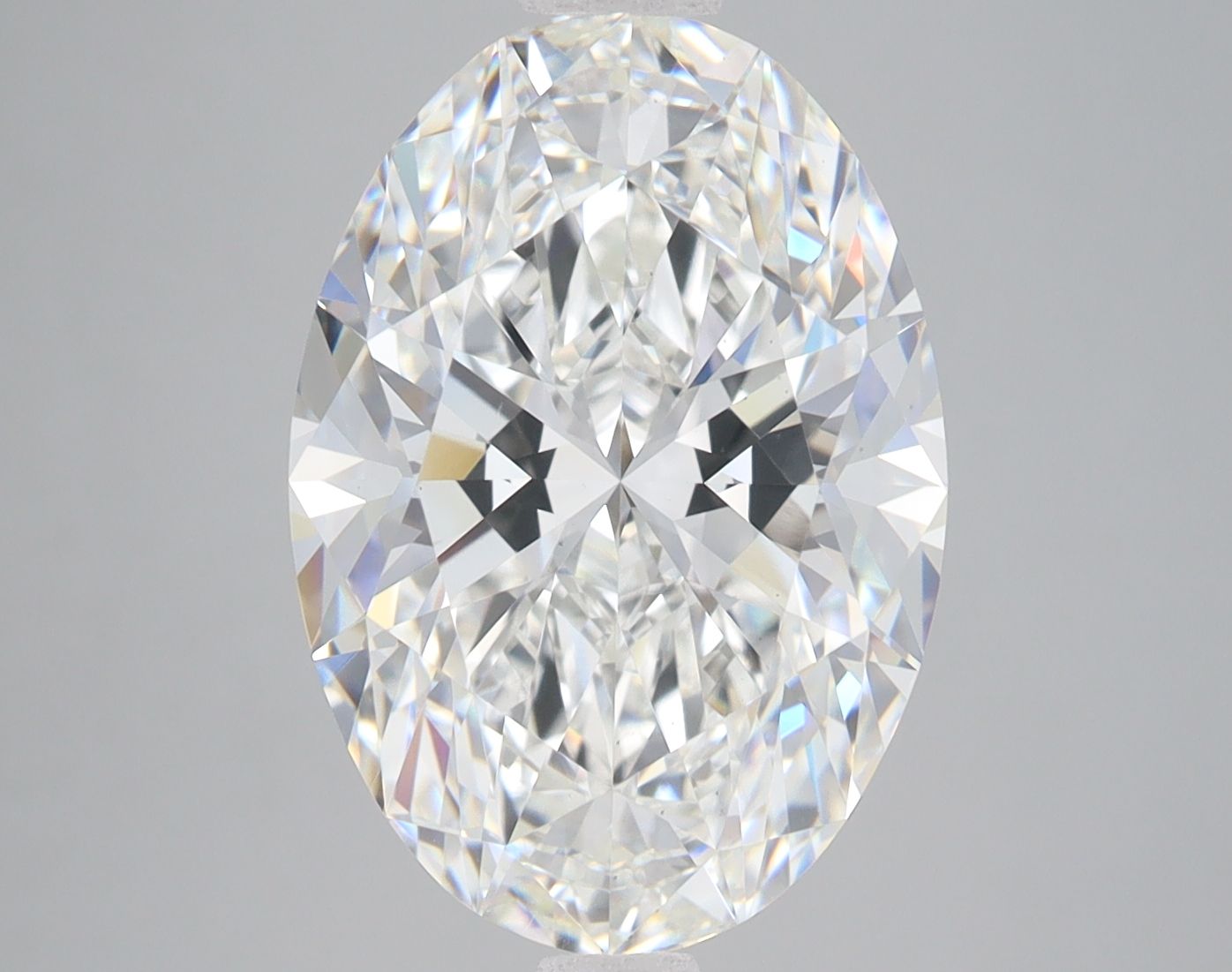 6.08 ct. oval Lab Grown Diamond front image