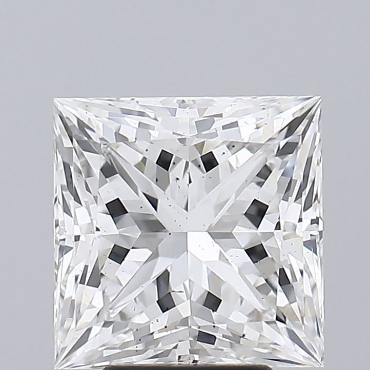 3.92 ct. princess Lab Grown Diamond front image