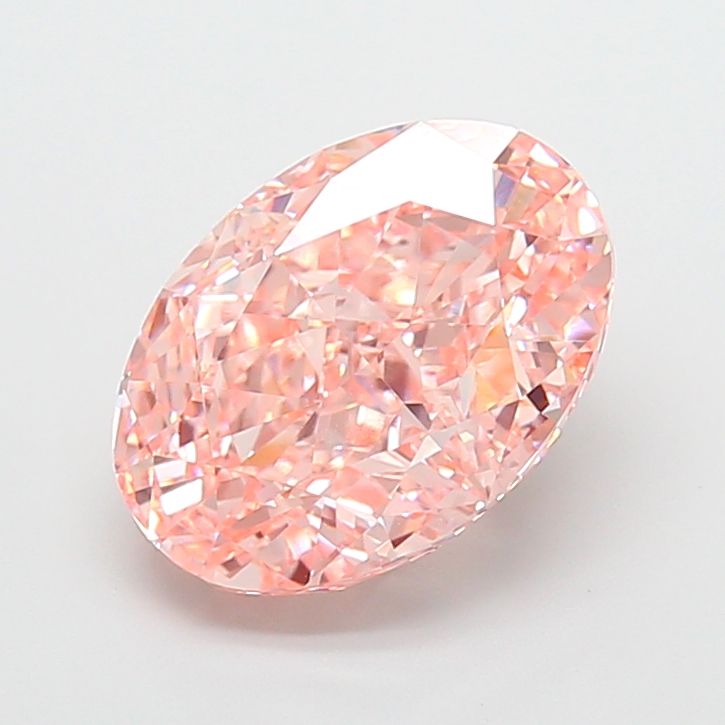 6.08 ct. oval Lab Grown Diamond front image