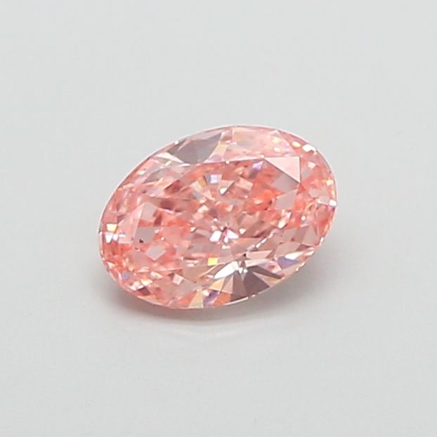 1.03 CT Fancy Intense Orangey Pink OVAL