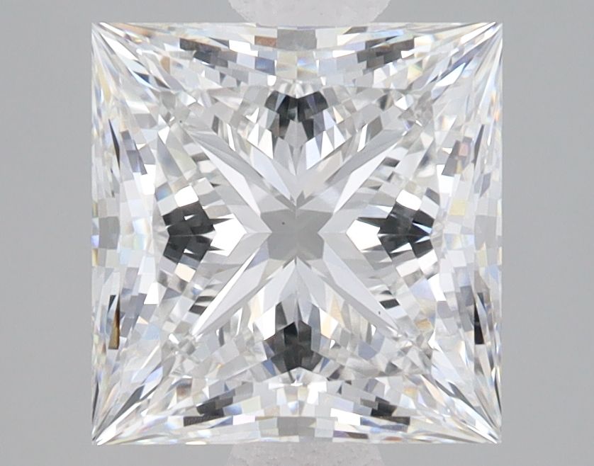 3.02 ct. princess Lab Grown Diamond front image
