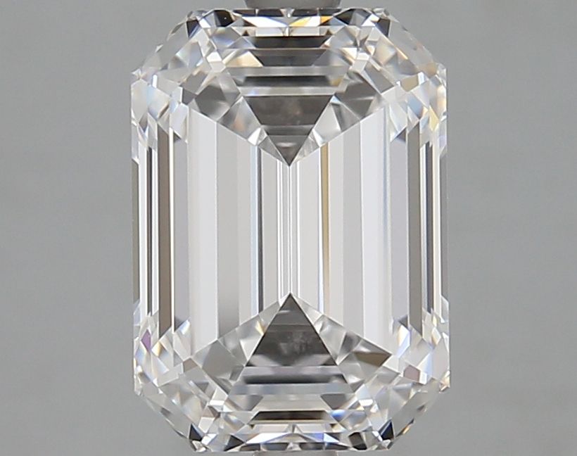 Diamant Émeraude 3.61 ct - Couleur D - Pureté VVS1