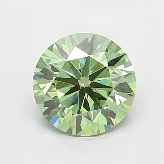 1.99 CT Fancy Vivid Green ROUND