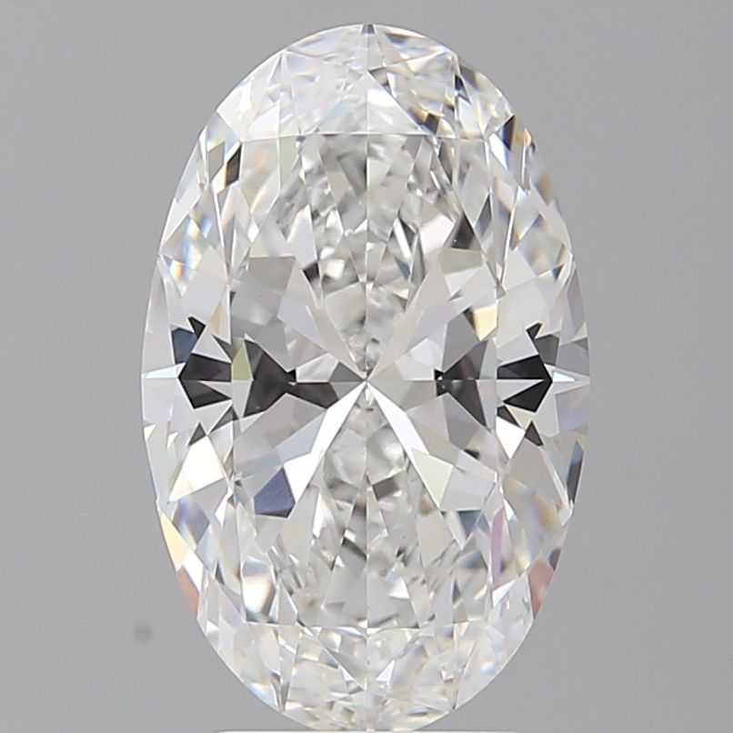 4.10 ct. oval Lab Grown Diamond front image