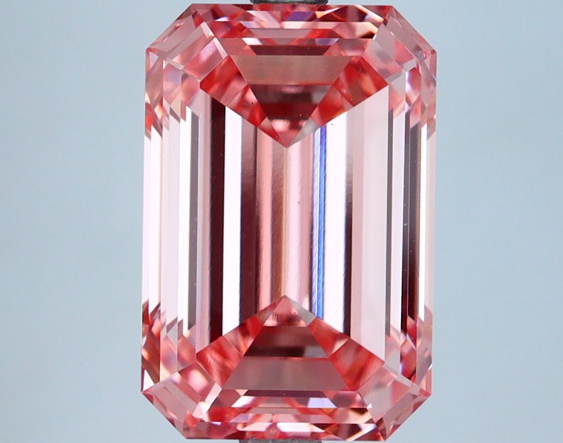 5.07 ct. emerald Lab Grown Diamond front image