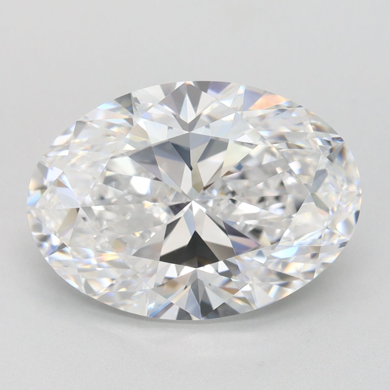 4.07 ct. oval Lab Grown Diamond front image