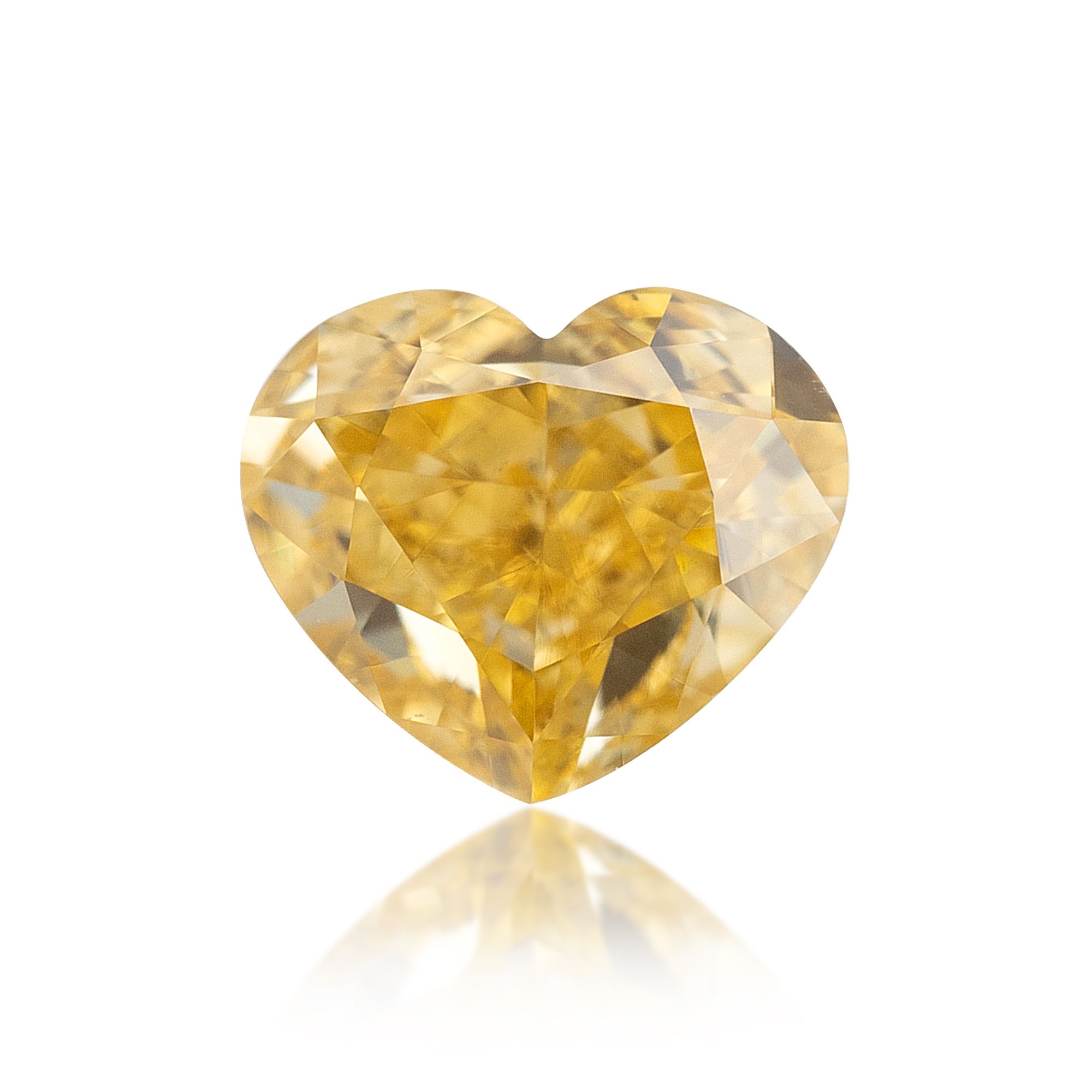 Diament 0.44 ct Fancy Intense Orangey Yellow/VS2