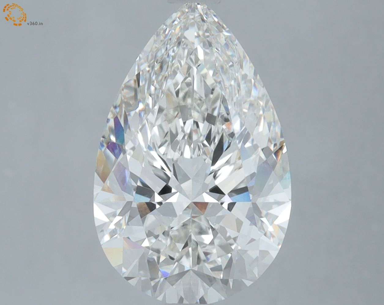 4.02 ct. pear Lab Grown Diamond front image