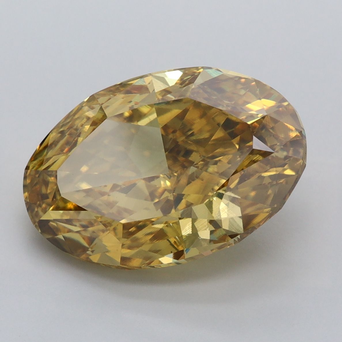 5.84 ct. oval Lab Grown Diamond front image