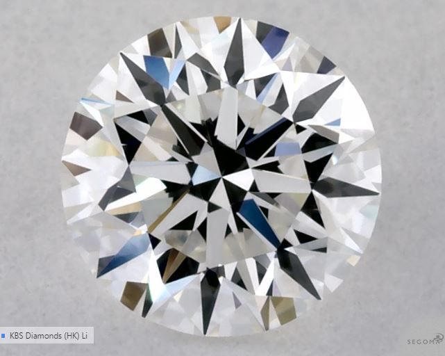 0.59 ct Round diamond