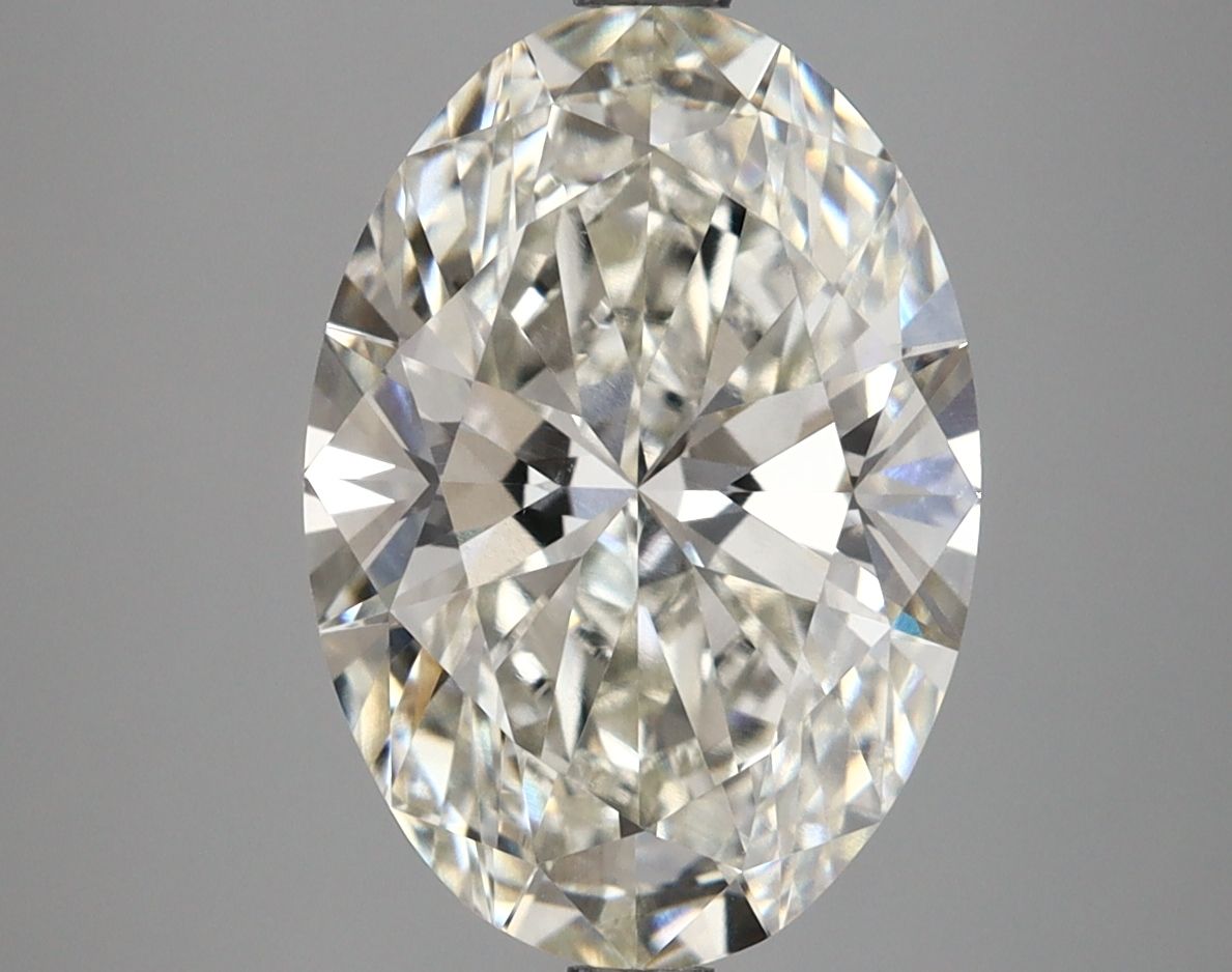 3.95 ct. oval Lab Grown Diamond front image