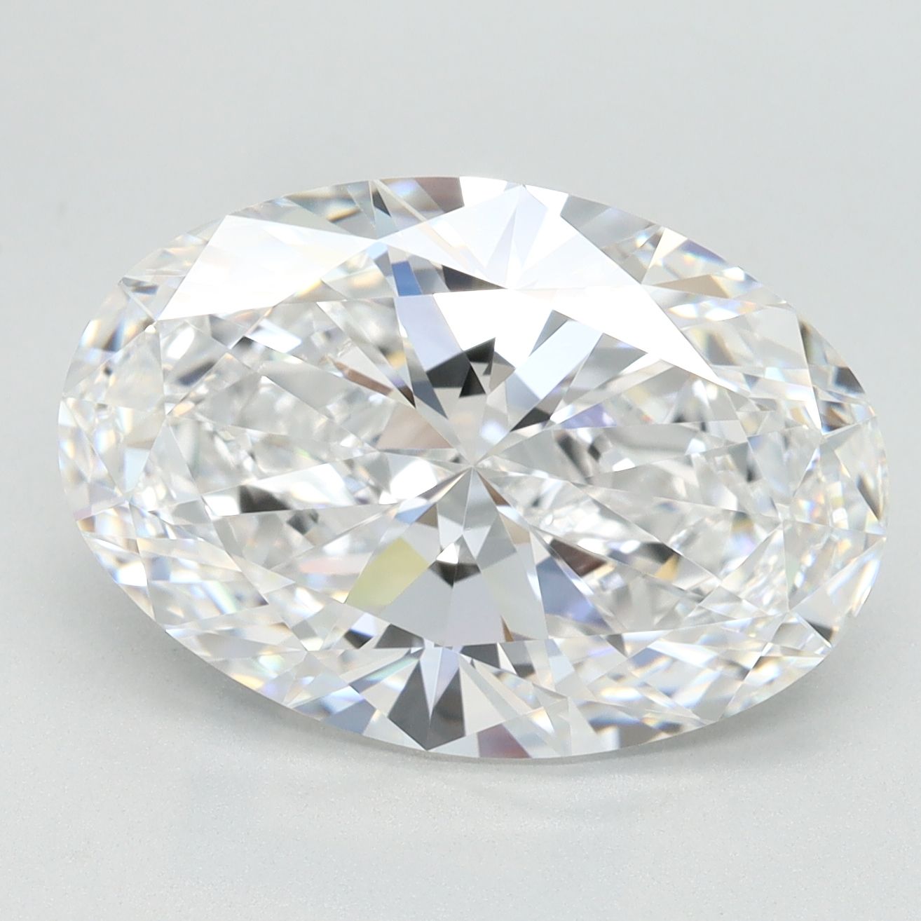 5.00 ct. oval Lab Grown Diamond front image