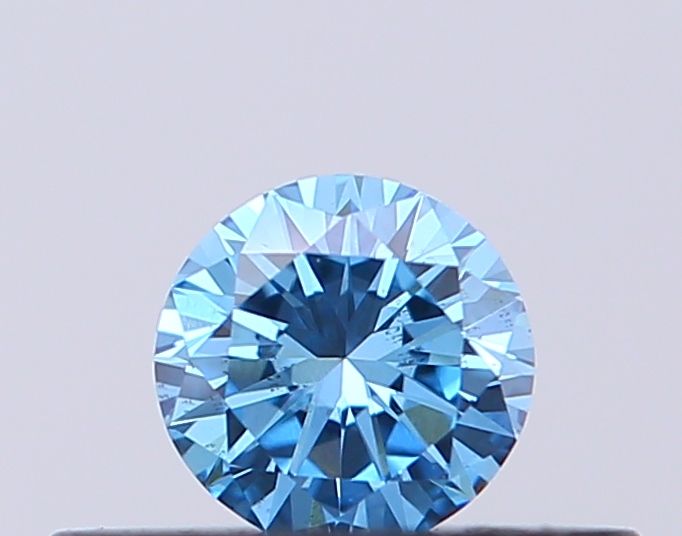 0.21 CT Fancy Vivid Blue ROUND