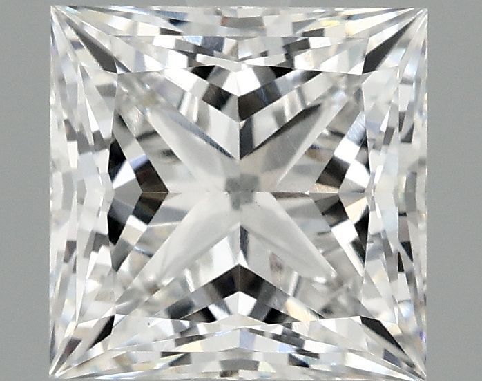 2.10 ct. princess Lab Grown Diamond front image