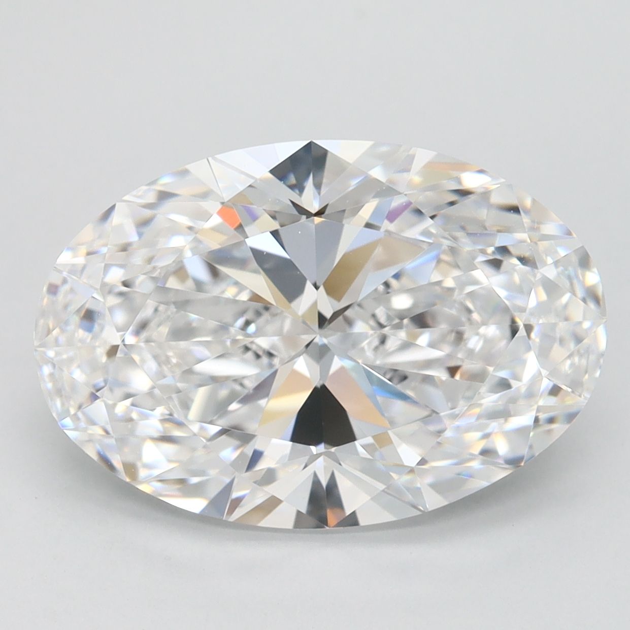 4.18 ct. oval Lab Grown Diamond front image