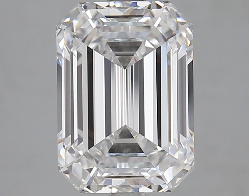 Diamant Émeraude 4.02 ct - Couleur D - Pureté VVS2