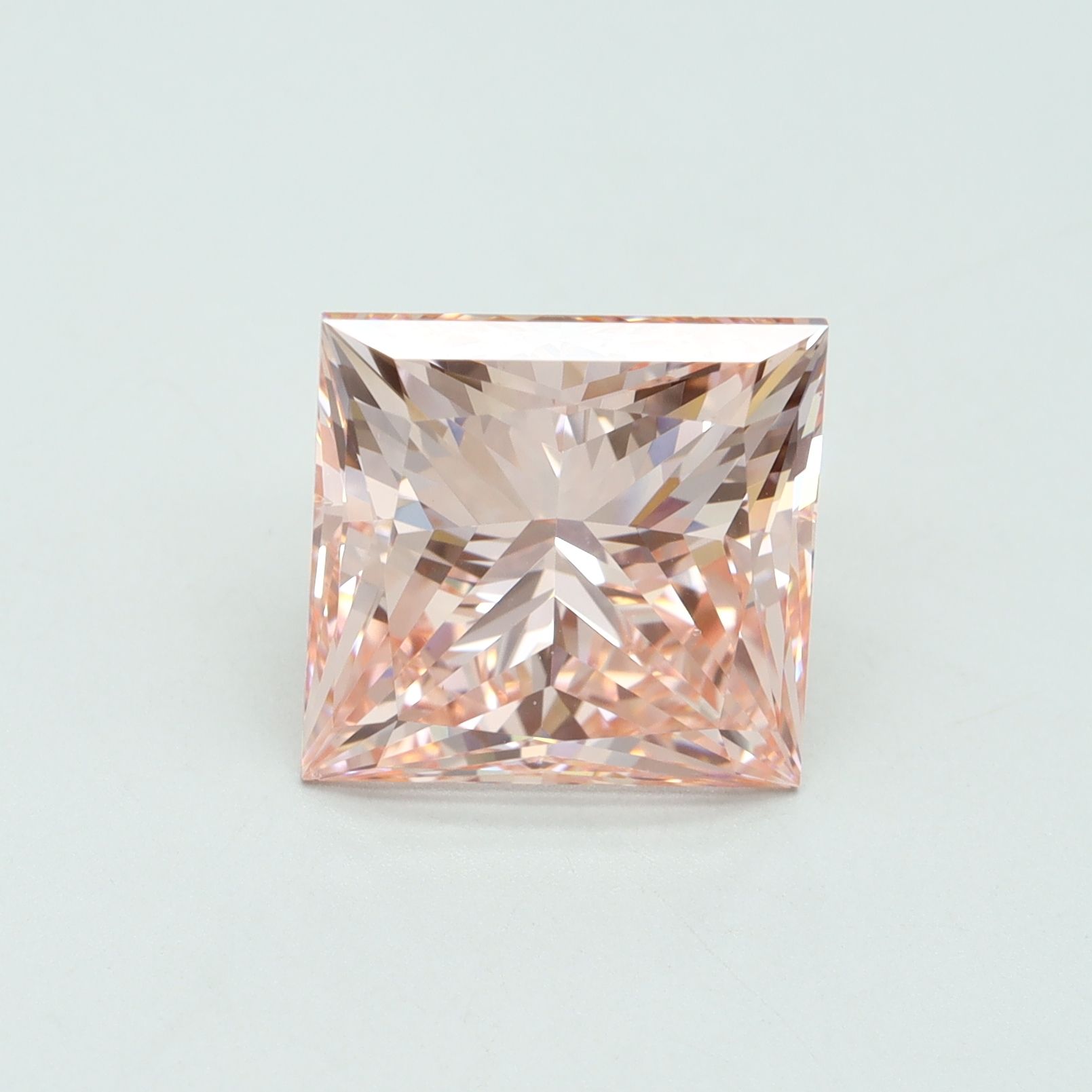 6.10 ct. princess Lab Grown Diamond front image