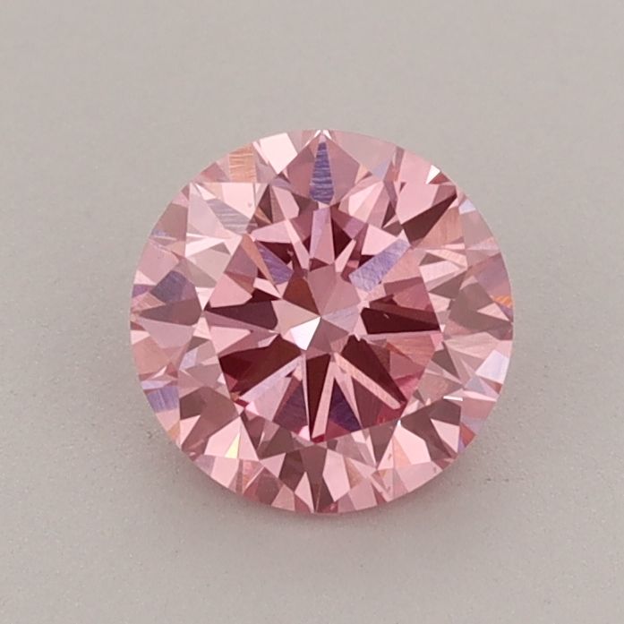 0.81 CT Fancy Vivid Pink ROUND