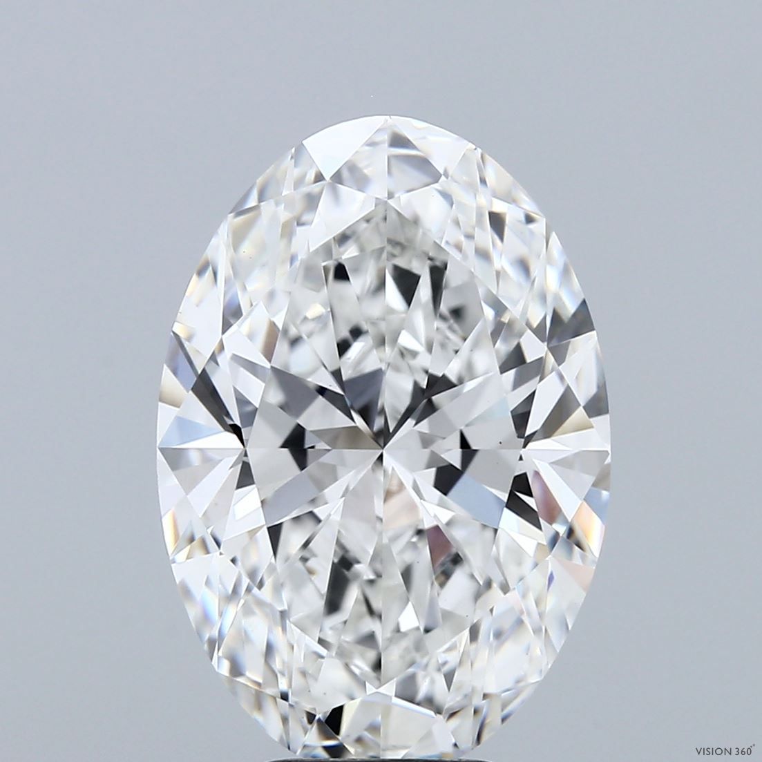 6.04 ct. oval Lab Grown Diamond front image