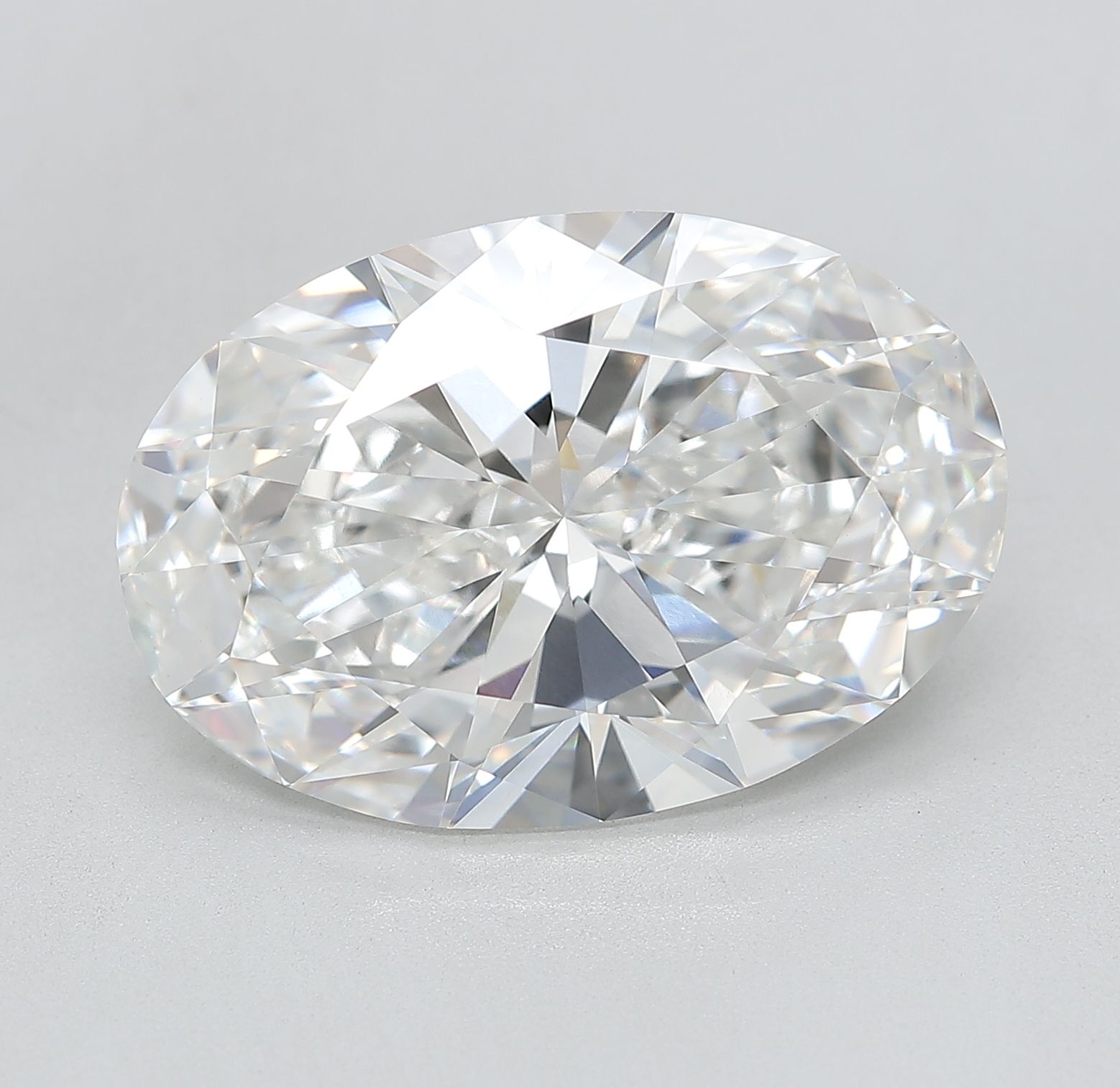 10.00 ct. oval Lab Grown Diamond front image