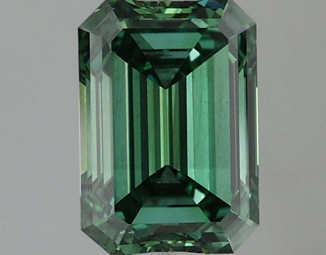 1.51 CT Fancy Vivid Green EMERALD