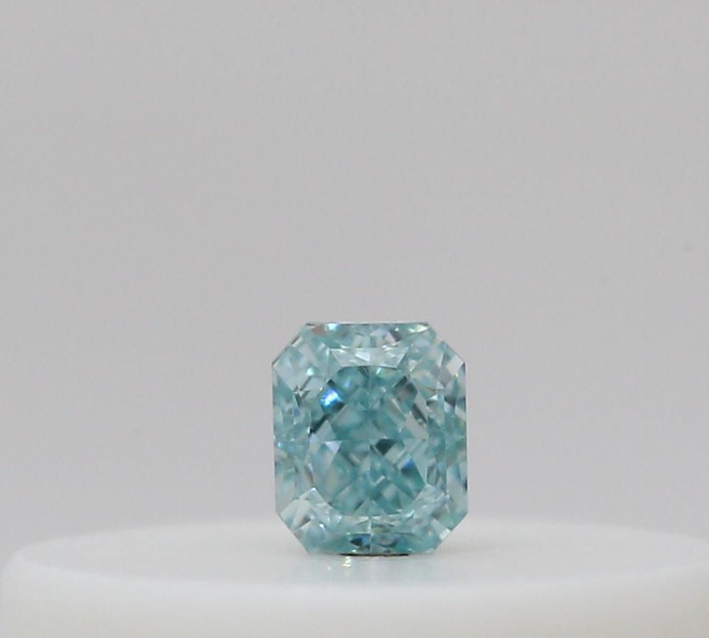 Diament 0.03 ct Fancy Intense Blue Green
