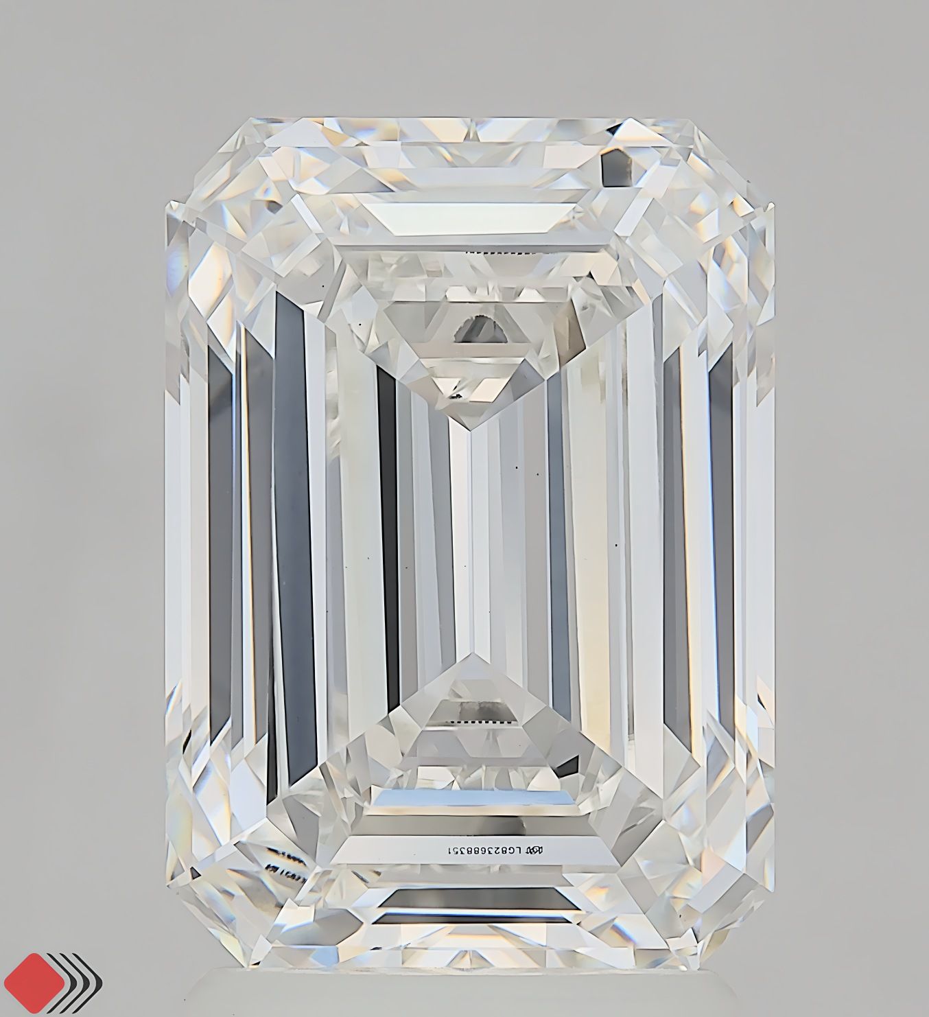 3.05 ct. emerald Lab Grown Diamond front image