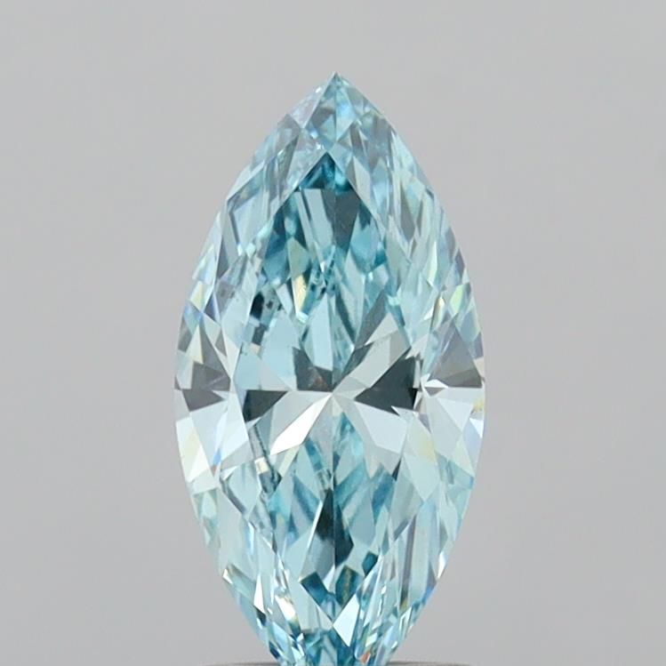 1.7 CT Fancy Vivid Blue MARQUISE